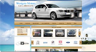 automotive websites gallery